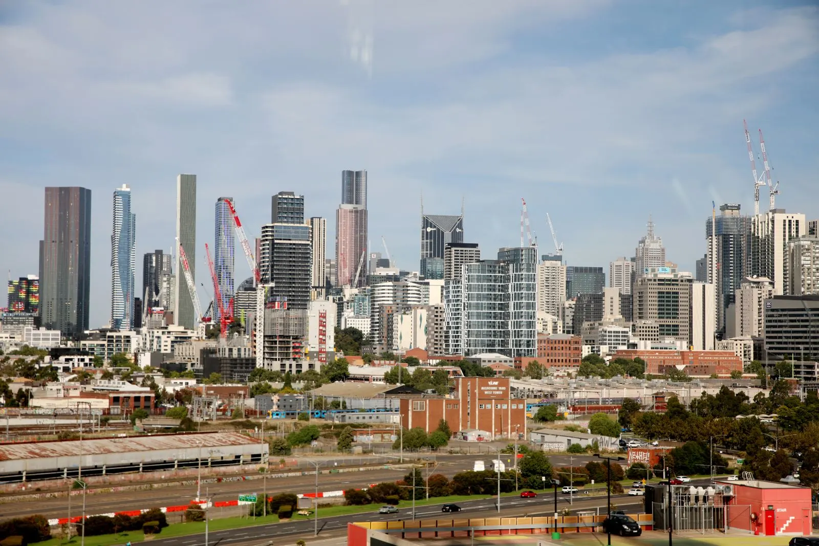 Melbourne city skyline on a clear day, for a guide to AI consultant cost in Melbourne